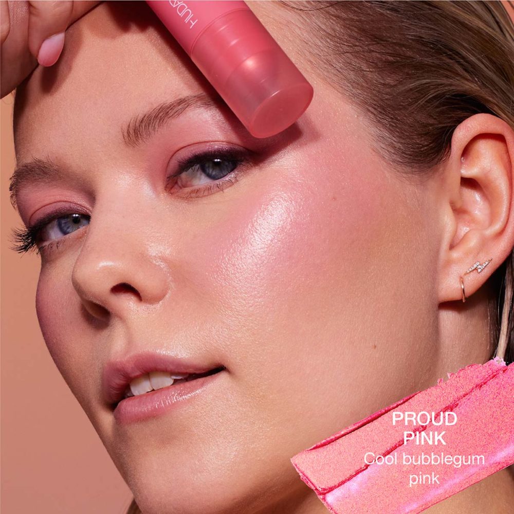 Huda Beauty Cheeky Tint Cream Blush Stick Proud Pink