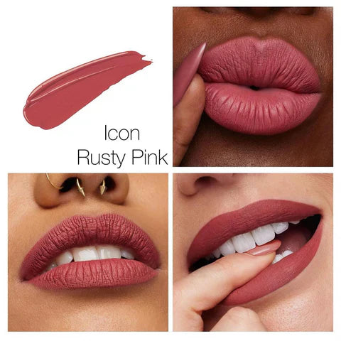 Huda Beauty Liquid Matte Ultra Comfort Transfer Proof Lipstick Icon